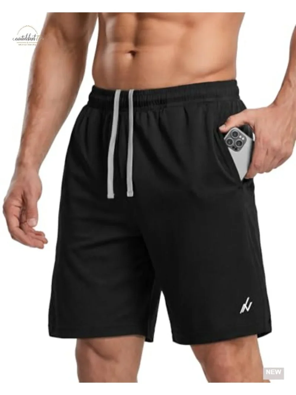 Men's Quick Dry Athletic Shorts with Pockets